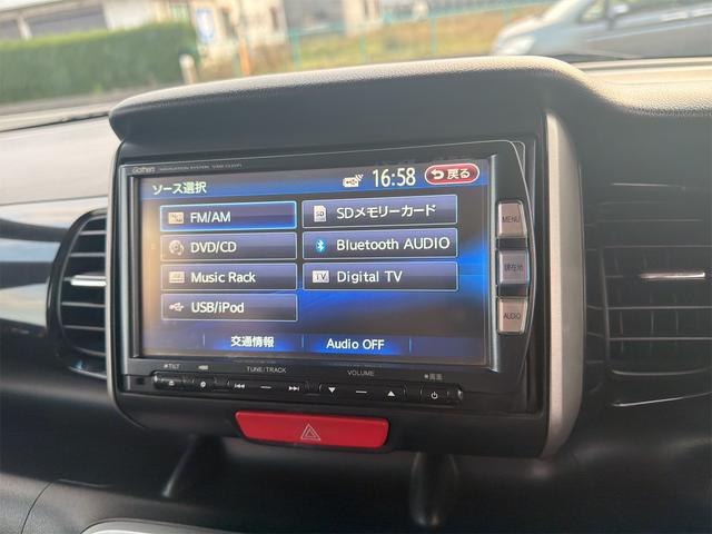 N-BOXカスタム G・Lパッケージ バックカメラ 両側スライド・片側電動 ナビ TV HID スマートキー アイドリングストップ 電動格納ミラー ベンチシート CVT 盗難防止システム ABS ESC CD DVD再生 USB(6枚目)