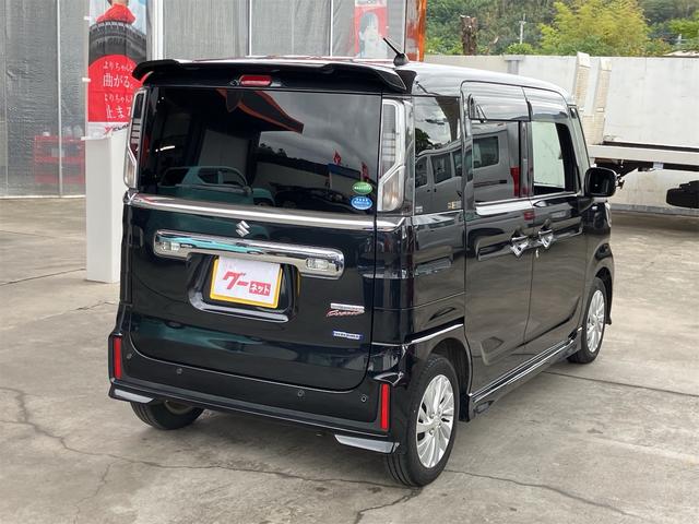 スペーシアカスタム ハイブリッドGS デュアルカメラブレーキサポート レーンアシスト LEDヘッドライト オートライト 片側電動スライドドア スマートキー プッシュスターター 電動格納ドアミラー オートエアコン 純正14インチAW(45枚目)