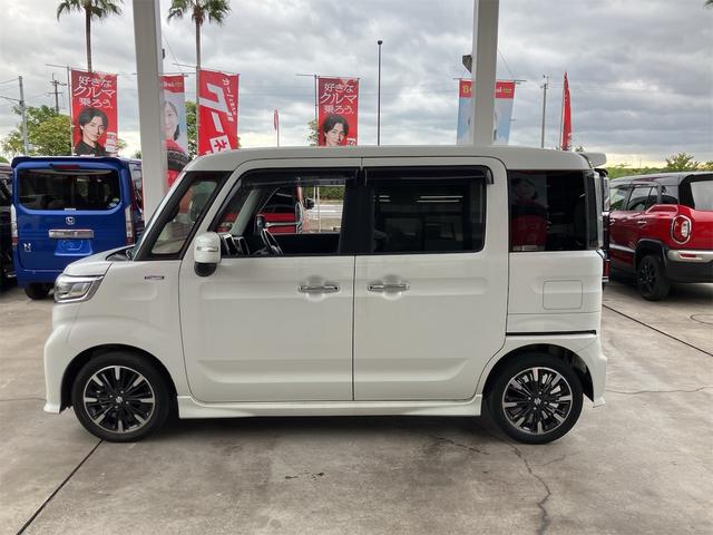 スペーシアカスタム ハイブリッドXS 両側電動スライドドア スマートキー ETC プッシュスターター オートライト LEDヘッドライト 純正15インチAW レーダーブレーキサポート レーンアシスト 横滑り防止装置 クリアランスソナー(42枚目)