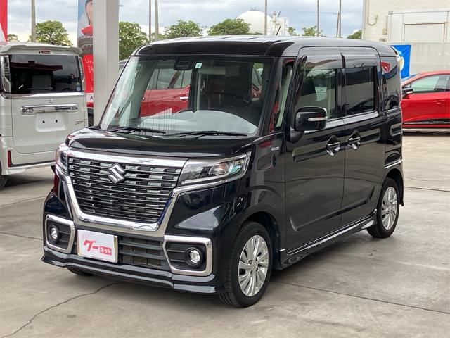 スペーシアカスタム ハイブリッドGS ナビ地デジTV バックカメラ Bluetooth スマートキー 片側電動スライドドア プッシュスターター オートライト LEDヘッドライト 純正14インチAW デュアルセンサーブレーキサポート(45枚目)