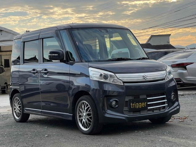 スペーシアカスタム ＴＳ　ドライブレコーダー　ＥＴＣ　両側電動スライドドア　ＴＶ　衝突被害軽減システム　オートライト　スマートキー　アイドリングストップ　ベンチシート　ＣＶＴ　ＣＤ　ＤＶＤ再生　ＵＳＢ　Ｂｌｕｅｔｏｏｔｈ（12枚目）