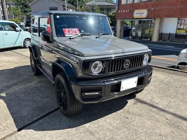 ジムニーシエラ ＪＣ　ゲレンデ風　Ｋ－Ｆａｃｔｏｒｙ　／　ＡＥＲＯ　ＯＶＥＲ－フルエアロ。ホイール（エアロオーバー）９インチ　サイバーナビ（ＣＱ９１１）（2枚目）