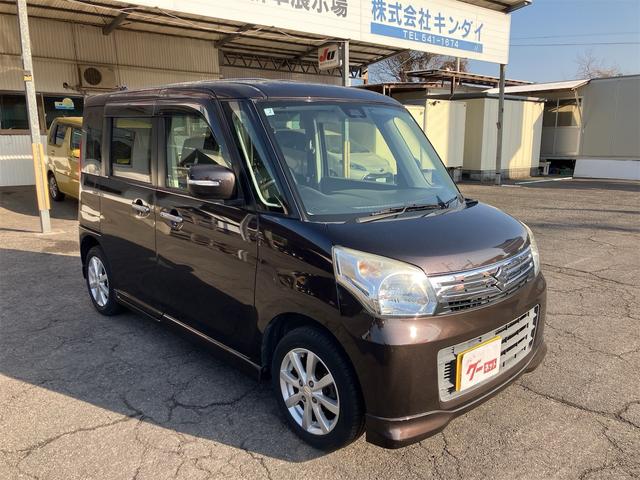 スペーシア Ｘリミテッド　両側電動スライドドア　ナビ地デジＴＶ　バックカメラ　Ｂｌｕｅｔｏｏｔｈ　スマートキー　ＥＴＣ　プッシュスターター　ＨＩＤヘッドライト　衝突軽減ブレーキ　アイドリングストップ　横滑り防止装置　１４ＡＷ（35枚目）