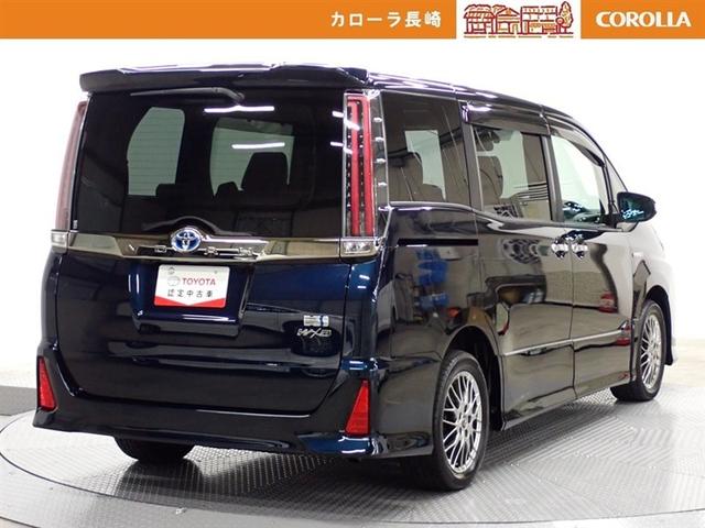 ノア ハイブリッドSi ダブルバイビー フルセグ メモリーナビ DVD再生 後席モニター バックカメラ 衝突被害軽減システム ETC ドラレコ 両側電動スライド LEDヘッドランプ 乗車定員7人 3列シート 記録簿(4枚目)