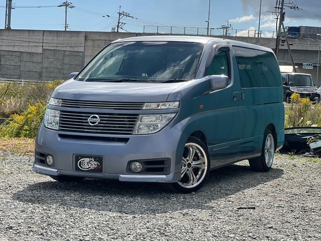 エルグランド ハイウェイスター 左側パワースライドドア TV視聴 社外アルミホイール スマートキー ディスチャージヘッドライト ETC(6枚目)