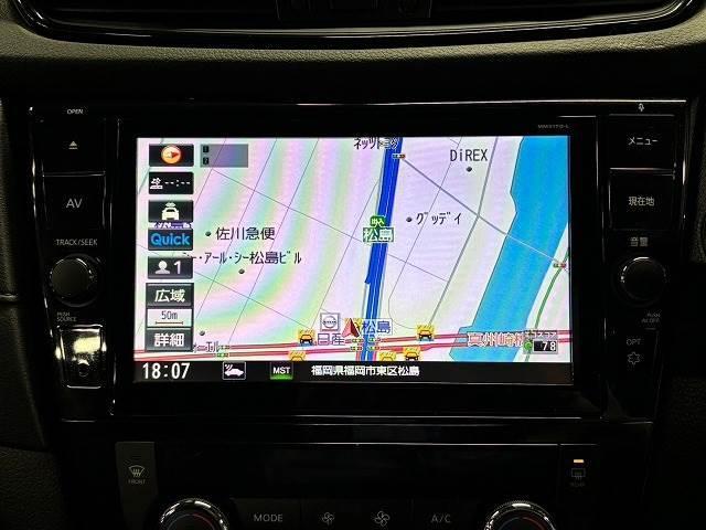 エクストレイル ２０Ｘ　純正９インチナビ地デジ　全周囲　カプロン　シートヒーター　ＥＴＣ　アイドリングストップ　Ｂｌｕｅｔｏｏｔｈ　フルセグＴＶ　デジタルインナーミラー　オートライト　オートエアコン　パワーバックドア（3枚目）