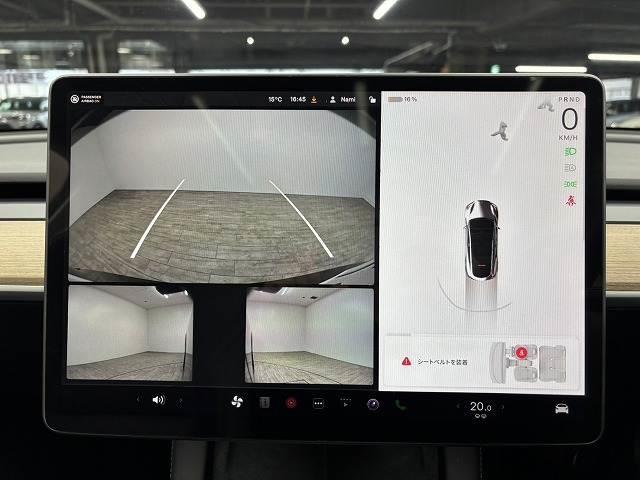 モデルＹ ベースグレード　オートパイロット　ガラスルーフ　ＥＴＣ　本革シート　シートヒーター　サイドカメラ　純正１５インチナビ　バックカメラ　ＬＥＤライト　パワーシート　禁煙　ＡＢＳ　パーキングアシスト　パワーバックドア（4枚目）