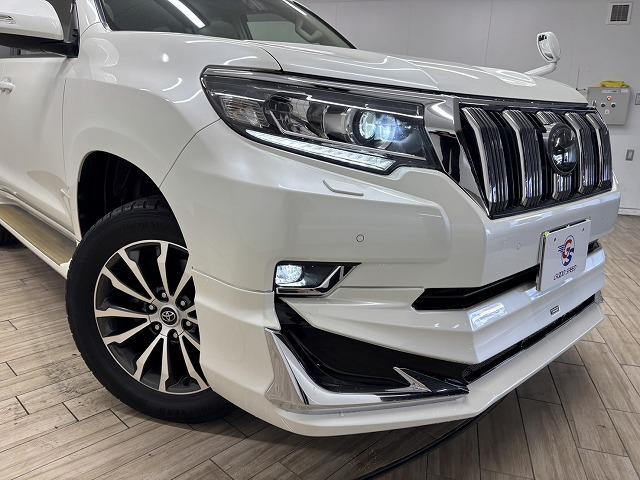 ランドクルーザープラド ＴＸ　Ｌパッケージ　モデリスタエアロ／サンルーフ／ルーフレール／純正９インチナビ／地デジ／白革／パワーシート／シートベンチレーション／純正ＯＰ１９インチＡＷ／レーダークルコン／レーンキープアシスト／軽減ブレーキ（52枚目）