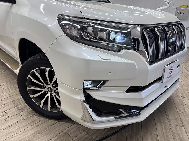 ランドクルーザープラド ＴＸ　Ｌパッケージ　モデリスタエアロ／サンルーフ／ルーフレール／純正９インチナビ／地デジ／白革／パワーシート／シートベンチレーション／純正ＯＰ１９インチＡＷ／レーダークルコン／レーンキープアシスト／軽減ブレーキ（53枚目）
