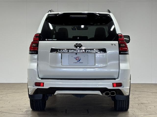 ランドクルーザープラド ＴＸ　Ｌパッケージ　モデリスタエアロ／サンルーフ／ルーフレール／純正９インチナビ／地デジ／白革／パワーシート／シートベンチレーション／純正ＯＰ１９インチＡＷ／レーダークルコン／レーンキープアシスト／軽減ブレーキ（69枚目）