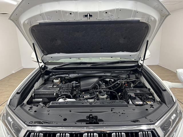 ランドクルーザープラド ＴＸ　Ｌパッケージ　モデリスタエアロ／サンルーフ／ルーフレール／純正９インチナビ／地デジ／白革／パワーシート／シートベンチレーション／純正ＯＰ１９インチＡＷ／レーダークルコン／レーンキープアシスト／軽減ブレーキ（71枚目）