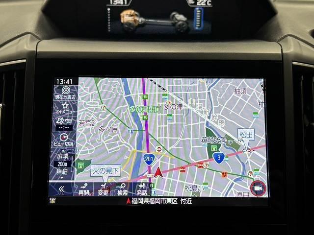 フォレスター ハイブリッド　Ａｄｖａｎｃｅ　ワンオーナー／純正８型ナビ／追従クルコン／メモリ－ナビ／シートヒーター／キーレス／ＥＴＣ車載器／スマートキー／禁煙／パワーシート／エアバッグ／サイドエアバッグ／ＡＵＸ／ＡＷＤ／ナビＴＶ／ＥＳＣ（3枚目）