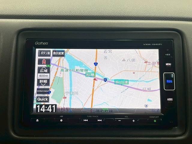 ヴェゼル Ｇ・ホンダセンシング　レーダークルコン／レーンキープアシスト／衝突軽減ブレーキ／電動パーキングブレーキ／アイドリングストップ／純正ナビ／地デジ／バックカメラ／ＥＴＣ／スマートキー／ＬＥＤヘッドライト（3枚目）