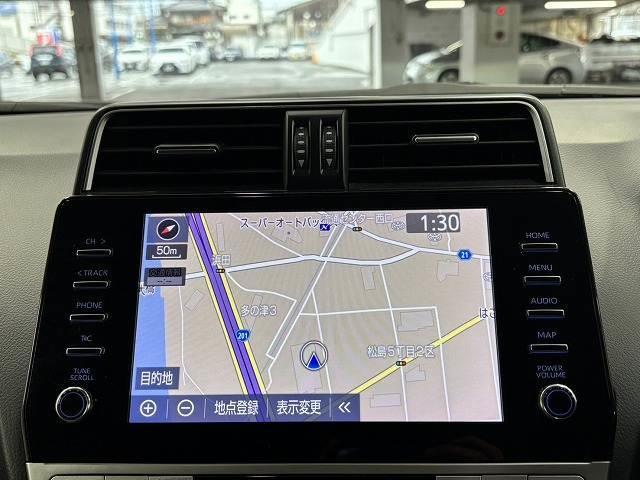 ランドクルーザープラド ＴＸ　Ｌパッケージ・ブラックエディション　特別仕様車／黒革／シートベンチレーション／パワーシート／純正９インチナビ／全方位カメラ／レーダークルコン／レーンキープアシスト／ＬＥＤヘッドライト／オートハイビーム／クリアランスソナー（3枚目）