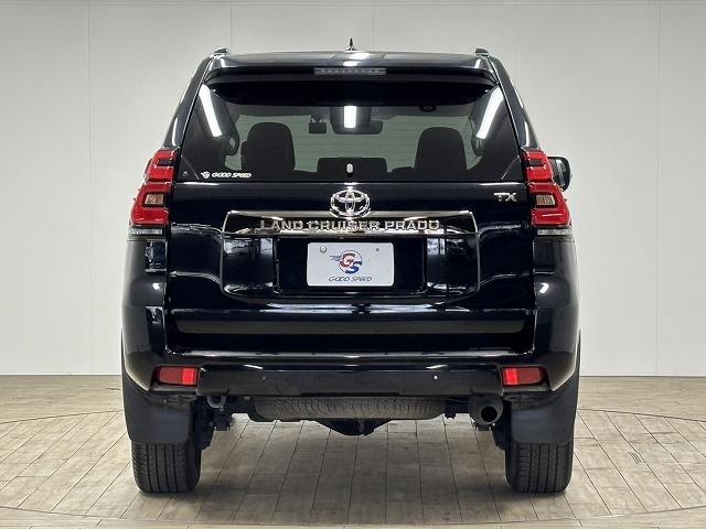 ランドクルーザープラド ＴＸ　Ｌパッケージ・ブラックエディション　特別仕様車／黒革／シートベンチレーション／パワーシート／純正９インチナビ／全方位カメラ／レーダークルコン／レーンキープアシスト／ＬＥＤヘッドライト／オートハイビーム／クリアランスソナー（27枚目）