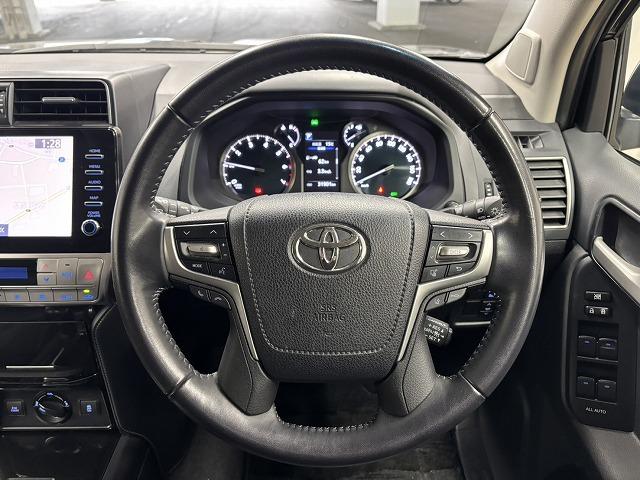 ランドクルーザープラド ＴＸ　Ｌパッケージ・ブラックエディション　特別仕様車／黒革／シートベンチレーション／パワーシート／純正９インチナビ／全方位カメラ／レーダークルコン／レーンキープアシスト／ＬＥＤヘッドライト／オートハイビーム／クリアランスソナー（48枚目）