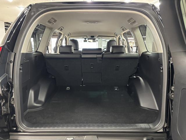 ランドクルーザープラド ＴＸ　Ｌパッケージ・ブラックエディション　特別仕様車／黒革／シートベンチレーション／パワーシート／純正９インチナビ／全方位カメラ／レーダークルコン／レーンキープアシスト／ＬＥＤヘッドライト／オートハイビーム／クリアランスソナー（63枚目）