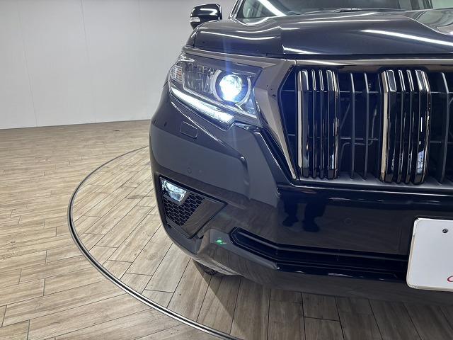 ランドクルーザープラド ＴＸ　Ｌパッケージ・ブラックエディション　特別仕様車／黒革／シートベンチレーション／パワーシート／純正９インチナビ／全方位カメラ／レーダークルコン／レーンキープアシスト／ＬＥＤヘッドライト／オートハイビーム／クリアランスソナー（73枚目）
