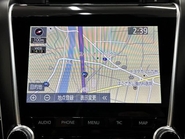 クラウンハイブリッド ＲＳアドバンス　サンルーフ／黒革／純正８型ナビ／全周囲／デジタルインナーミラー／追従クルコン／ＢＳＭ／パワーシート／シートヒーター／パーキングアシスト／オートハイビーム／ＬＥＤヘッドライト／ＥＴＣ／スマートキー（3枚目）