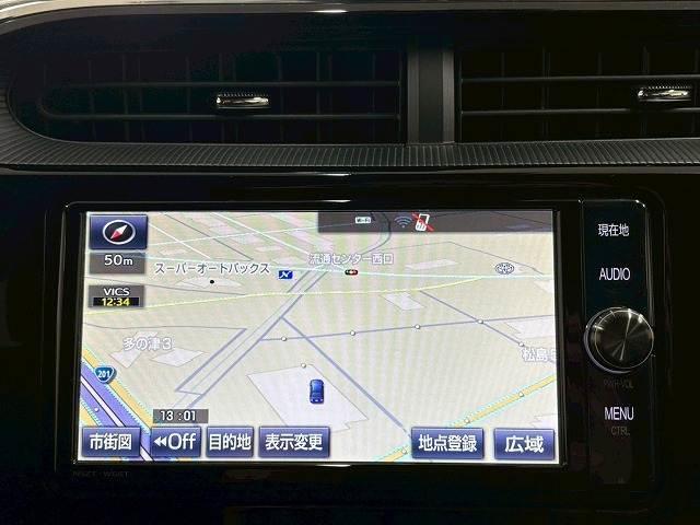 アクア Sスタイルブラック 純正SDナビ地デジ/Bluetooth搭載/バックカメラ/衝突軽減/シートヒーター/オートハイビーム/LED/ETC/スマートキー/オートエアコン/オートライト/電動格納ミラー/ステアリングスイッチ(3枚目)