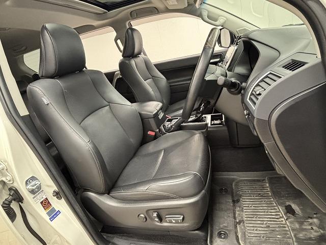 ランドクルーザープラド ＴＸ　Ｌパッケージ　サンルーフ／全周囲／純正ナビ地デジ／黒革／純正ＯＰ１９インチＡＷ／シートベンチレーション／パワーシート／ＢＳＭ／追従クルコン／オートハイビーム／クリアランスソナー／衝突軽減／ＥＴＣ／ＬＥＤヘッドライト（33枚目）