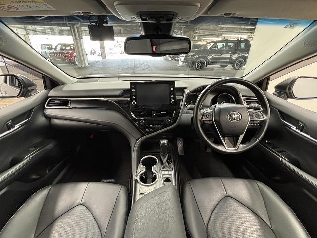 カムリ Ｇレザーパッケージ　サンルーフ／黒革シート／純正９インチナビ／地デジ／全周囲カメラ／レーダークルコン／レーンキープアシスト／パワーシート／シートヒーター／ＢＳＭ／ＥＴＣＬＥＤヘッドライト／オートハイビーム（44枚目）