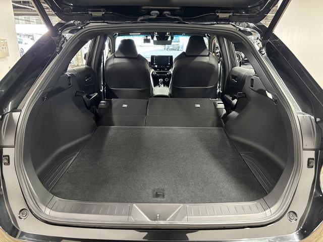 ハリアー Ｇ　デジタルインナーミラー／レーダークルコン／レーンキープアシスト／パワーバックドア／パワーシート／ハーフレザー／純正ナビ／地デジ／バックカメラ／ＢＳＭ／ＥＴＣ／ＬＥＤヘッドライト／オートハイビーム（63枚目）