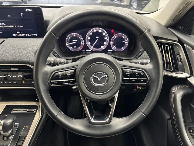 CX-60 XD Lパッケージ ワンオーナー/BOSEサウンド/純正10.25型ナビ/全周囲/白革シート/パワーシート/シートヒーター/ステアリングヒーター/BSM/追従クルコン/電動リアゲート/ETC/LEDヘッドライト(49枚目)