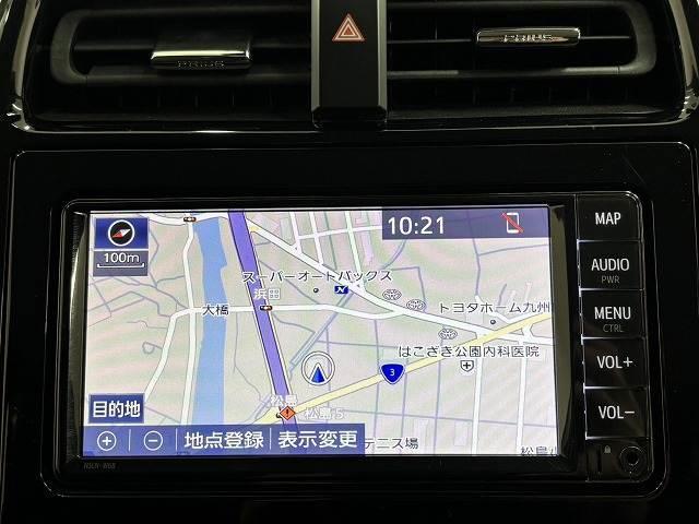 プリウス Ｓ　純正ナビ／バックカメラ／追従クルコン／セーフティセンス／オートハイビーム／オートライト／ＬＥＤヘッドライト／ＥＴＣ／スマートキー／オートエアコン／オートライト／カーテンエアバック（3枚目）