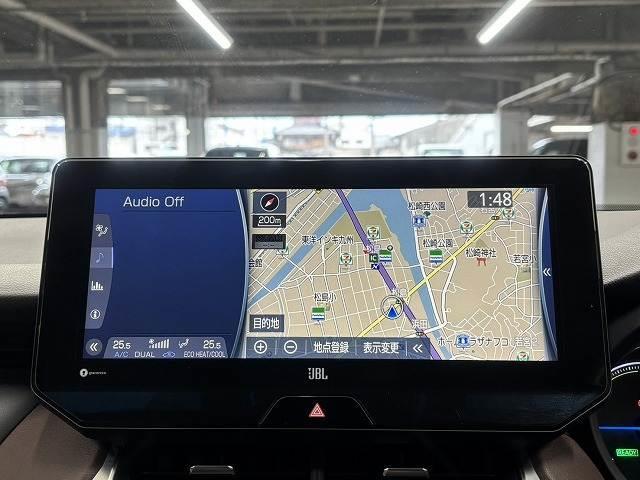 ハリアーハイブリッド Ｚ　４ＷＤ／モデリスタ／全周囲／純正１２．３インチナビ／ＪＢＬサウンド／デジタルインナーミラー／レーダークルコン／パワーバックドア／レーンキープアシスト／パワーシート／ＢＳＭ／ＥＴＣ／ＬＥＤヘッドライト（3枚目）