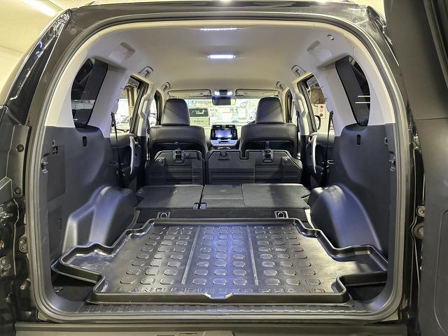 ランドクルーザープラド TX Lパッケージ・ブラックエディション ルーフレール/黒革/純正ナビ地デジ/Bluetooth搭載/バックカメラ/追従クルコン/レーンキープアシスト/衝突軽減/シートベンチレーション/パワーシート/オートハイビーム/(63枚目)