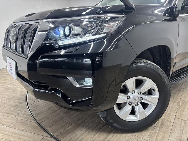 ランドクルーザープラド □ＴＸ“Ｌパッケージ”　ワンオーナー／サンルーフ／ＡＬＰＩＮＥ９型ナビ地デジ／バックカメラ／黒革／ルーフレール／シートベンチレーション／パワーシート／衝突軽減／ＬＥＤヘッドライト／ＥＴＣ／スマートキー／オートエアコン（76枚目）