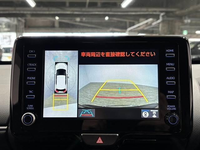 ヤリスクロス ＨＹＢＲＩＤ　Ｚ　ハーフレザー／純正８インチナビ／全方位カメラ／地デジ／レーダークルコン／レーンキープアシスト／クリアランスソナー／パワーシート／シートヒーター／ステアリングヒーター／ＢＳＭ／ＥＴＣ／ＬＥＤヘッド（4枚目）