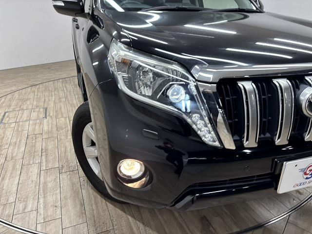 ランドクルーザープラド ＴＸ　Ｌパッケージ　ワンオーナー／ブラックルーフレール／７人乗り／黒革シート／純正ナビ／地デジ／パワーシート／クルーズコントロール／ＬＥＤヘッドライト／プッシュスタート／スマートキー（29枚目）