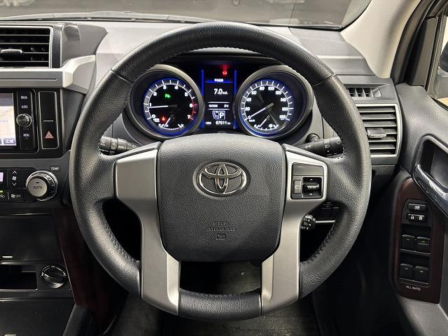 ランドクルーザープラド ＴＸ　Ｌパッケージ　ワンオーナー／ブラックルーフレール／７人乗り／黒革シート／純正ナビ／地デジ／パワーシート／クルーズコントロール／ＬＥＤヘッドライト／プッシュスタート／スマートキー（53枚目）