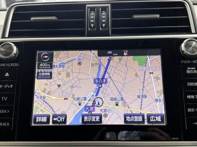 ランドクルーザープラド ＴＸ　Ｌパッケージ　ＴＲＤエアロ／サンルーフ／全周囲／ルーフレール／デルタフォース　オーバル１７インチＡＷ／黒革／純正９型ナビ地デジ／ダウンヒルアシスト／センターデフロック／ベンチレーション／追従クルコン／レーンキープ（3枚目）