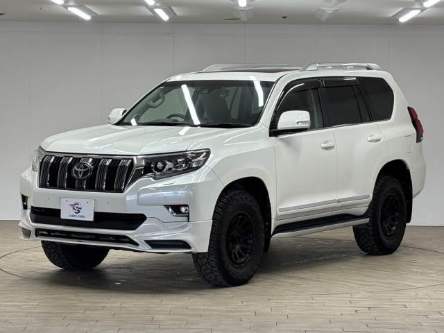 ランドクルーザープラド ＴＸ　Ｌパッケージ　ＴＲＤエアロ／サンルーフ／全周囲／ルーフレール／デルタフォース　オーバル１７インチＡＷ／黒革／純正９型ナビ地デジ／ダウンヒルアシスト／センターデフロック／ベンチレーション／追従クルコン／レーンキープ（15枚目）