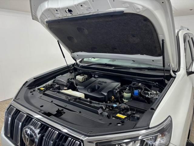 ランドクルーザープラド ＴＸ　Ｌパッケージ　ＴＲＤエアロ／サンルーフ／全周囲／ルーフレール／デルタフォース　オーバル１７インチＡＷ／黒革／純正９型ナビ地デジ／ダウンヒルアシスト／センターデフロック／ベンチレーション／追従クルコン／レーンキープ（18枚目）