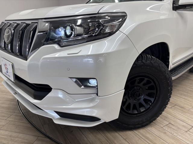 ランドクルーザープラド ＴＸ　Ｌパッケージ　ＴＲＤエアロ／サンルーフ／全周囲／ルーフレール／デルタフォース　オーバル１７インチＡＷ／黒革／純正９型ナビ地デジ／ダウンヒルアシスト／センターデフロック／ベンチレーション／追従クルコン／レーンキープ（29枚目）