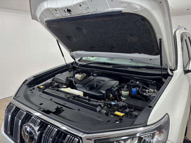 ランドクルーザープラド ＴＸ　Ｌパッケージ　ＴＲＤエアロ／サンルーフ／全周囲／ルーフレール／デルタフォース　オーバル１７インチＡＷ／黒革／純正９型ナビ地デジ／ダウンヒルアシスト／センターデフロック／ベンチレーション／追従クルコン／レーンキープ（61枚目）