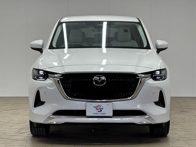 CX-60 □XD-HYBRID Exclusive Modern 白革/純正12.3型ナビ/全周囲/追従クルコン/BSM/シートベンチレーション/パワーシート/ステアリングヒーター/パワーバックドア/ダウンヒルアシスト/LEDヘッドライト/ETC/スマートキー(63枚目)