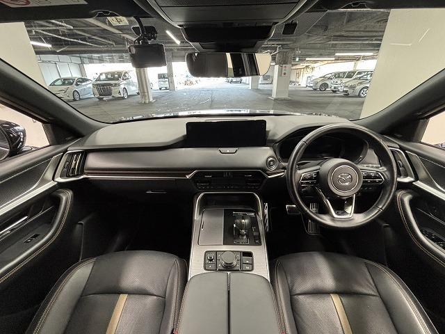 CX-60 XD エクスクルーシブモード ワンオーナー/サンルーフ/BOSEサウンド/純正10.25型ナビ地デジ/全周囲/パワーシート/シートベンチレーション/パワーバックドア/ステアリングヒーター/追従クルコン/BSM/LEDヘッドライト(37枚目)