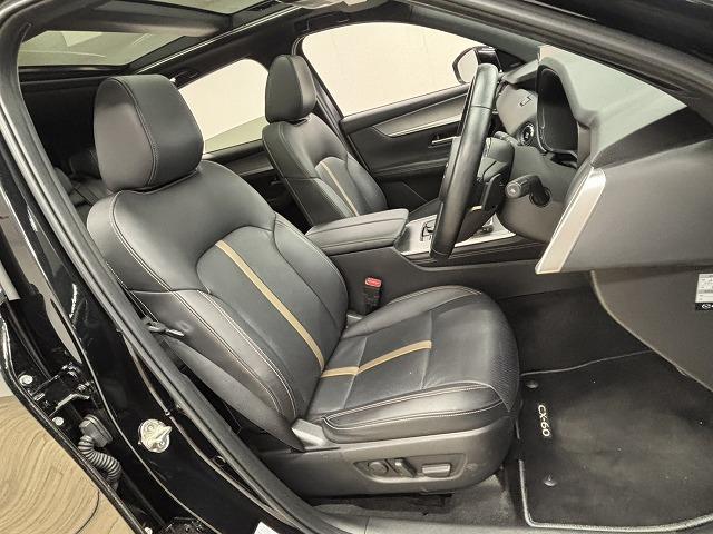 CX-60 XD エクスクルーシブモード ワンオーナー/サンルーフ/BOSEサウンド/純正10.25型ナビ地デジ/全周囲/パワーシート/シートベンチレーション/パワーバックドア/ステアリングヒーター/追従クルコン/BSM/LEDヘッドライト(40枚目)