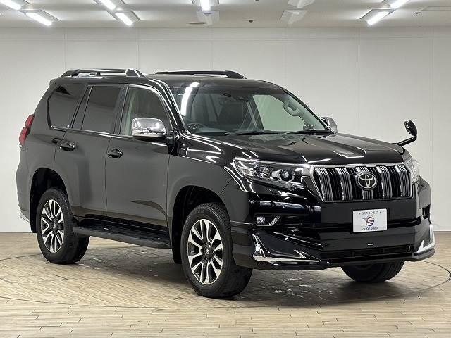 ランドクルーザープラド ＴＸ　Ｌパッケージ　モデリスタエアロ／ＯＰ１９インチＡＷ／ルーフレール／純正９インチナビ／バックカメラ／黒革／シートベンチレーション／パワーシート／追従クルコン／レーンキープアシスト／地デジ／ＬＥＤヘッドライト（14枚目）