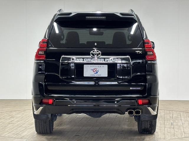 ランドクルーザープラド ＴＸ　Ｌパッケージ　モデリスタエアロ／ＯＰ１９インチＡＷ／ルーフレール／純正９インチナビ／バックカメラ／黒革／シートベンチレーション／パワーシート／追従クルコン／レーンキープアシスト／地デジ／ＬＥＤヘッドライト（27枚目）