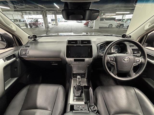 ランドクルーザープラド ＴＸ　Ｌパッケージ　モデリスタエアロ／ＯＰ１９インチＡＷ／ルーフレール／純正９インチナビ／バックカメラ／黒革／シートベンチレーション／パワーシート／追従クルコン／レーンキープアシスト／地デジ／ＬＥＤヘッドライト（45枚目）