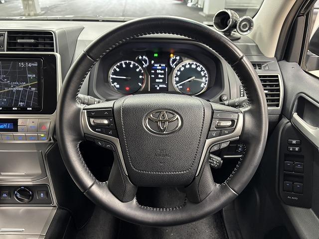 ランドクルーザープラド ＴＸ　Ｌパッケージ　モデリスタエアロ／ＯＰ１９インチＡＷ／ルーフレール／純正９インチナビ／バックカメラ／黒革／シートベンチレーション／パワーシート／追従クルコン／レーンキープアシスト／地デジ／ＬＥＤヘッドライト（48枚目）