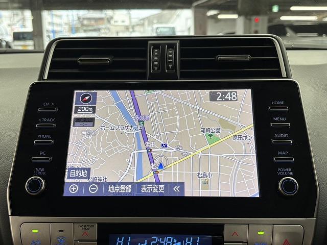 ランドクルーザープラド ＴＸ　Ｌパッケージ　７０ｔｈアニバーサリーリミテッド　サンルーフ／黒ルーフレール／茶革／純正９インチナビ／全周囲／ベンチレーション／追従クルコン／レーンキープアシスト／パワーシート／ＬＥＤヘッドライト／オートハイビーム／ＢＳＭ／ＥＴＣ（61枚目）