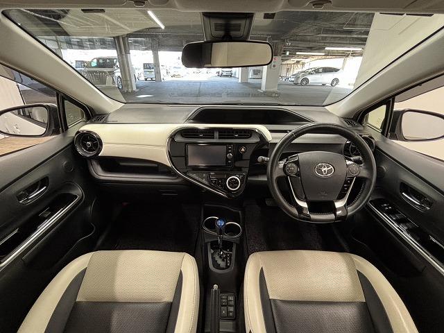 アクア Gソフトレザーセレクション 純正ナビ/バックカメラ/白革/トヨタセーフティ/地デジ/クルーズコントロール/レーンキープアシスト/シートヒーター/LEDヘッドライト/オートハイビーム/スマートキー/プッシュスタート(43枚目)