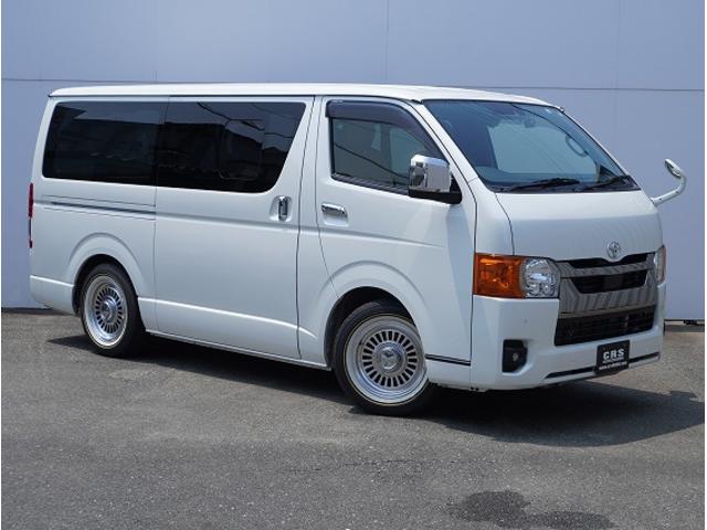 ハイエースバン スーパーＧＬ　ダークプライムＩＩ　／デジタルインナーミラー／小窓付き／ベッドキット／シートカバー／ＲＩＶＡＩ　コーナーレンズカバー／２インチローダウン／ガッツミラー　塗装／ＤＥＡＮカリフォルニア／ドライブレコーダーハイエースカスタム（2枚目）